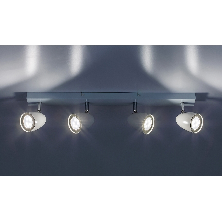 Rabalux - Foco 4xGU10/5W/230V branco