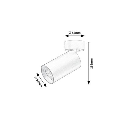 Rabalux - Spot 1xGU10/7W/230V branco