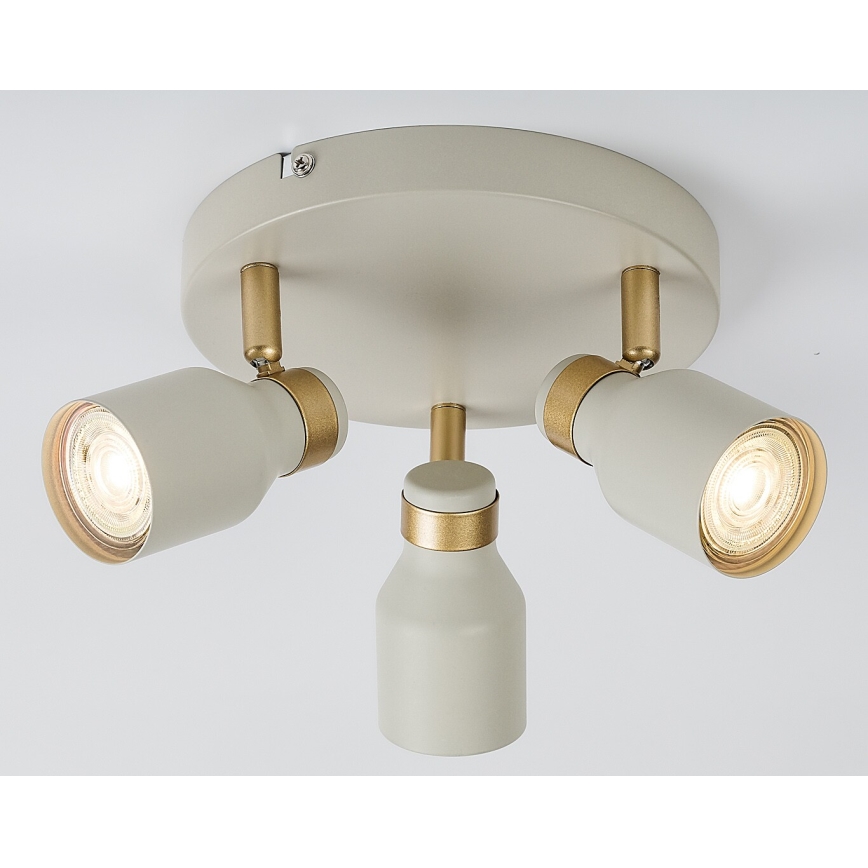 Rabalux - Luminária de teto com 3 spots GU10/15W/230V