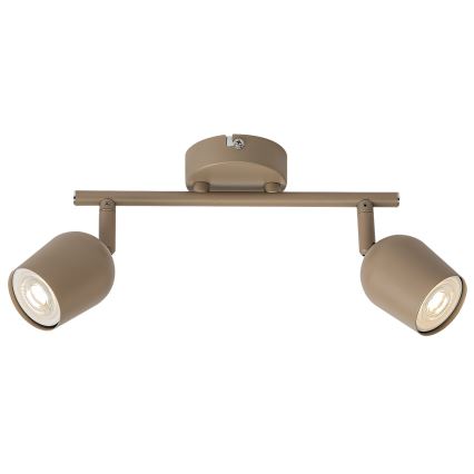Rabalux - Spot orientável 2xGU10/15W/230V bege