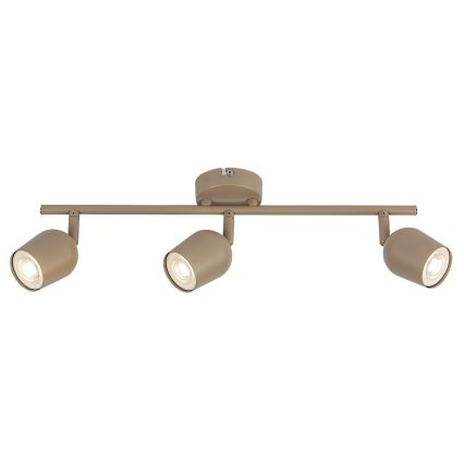 Rabalux - Candeeiro de focos 3xGU10/15W/230V bege
