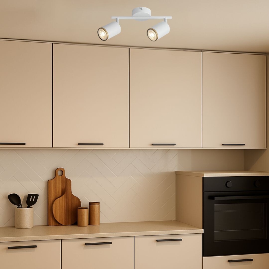 Rabalux - Candeeiro de tecto 2xGU10/15W/230V branco