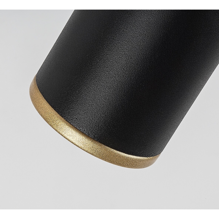 Rabalux - Aplique de parede orientável 1xGU10/15W/230V preto