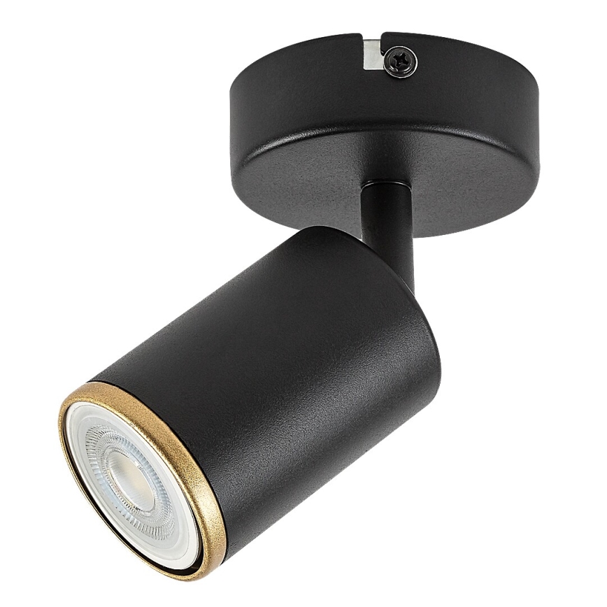 Rabalux - Aplique de parede orientável 1xGU10/15W/230V preto
