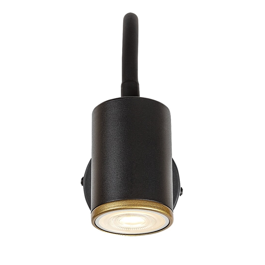Rabalux - Aplique de parede com foco direcionável 1xGU10/15W/230V preto