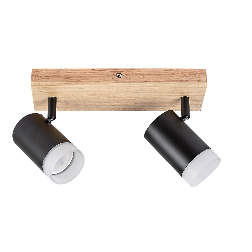 Rabalux - Plafonier com focos 2xGU10/5W/230V carvalho