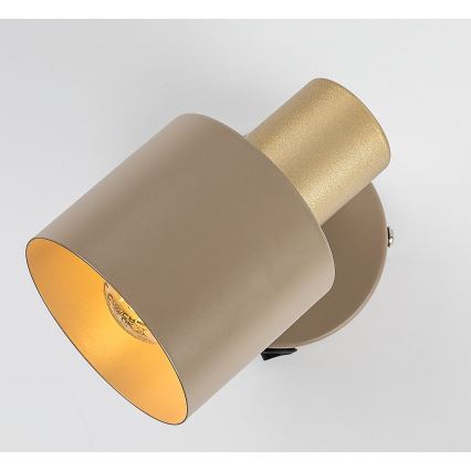 Rabalux - Aplique de parede direcionável 1xE14/10W/230V bege