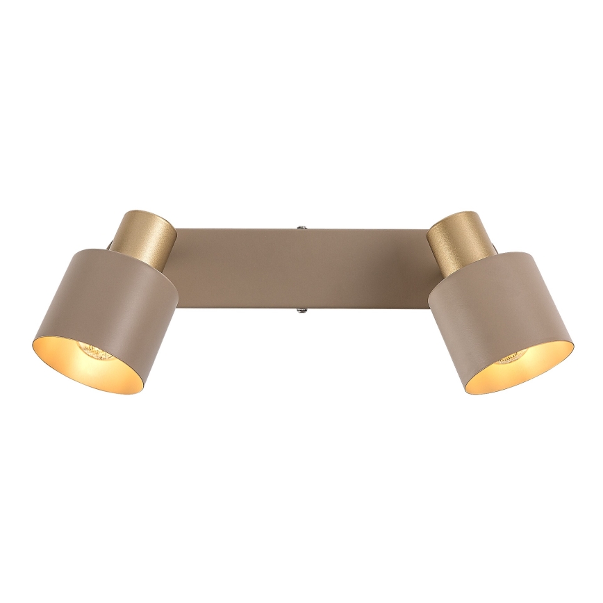 Rabalux - Candeeiro de focos 2xE14/10W/230V bege