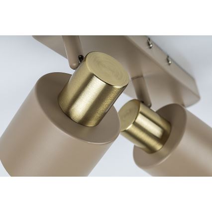 Rabalux - Candeeiro de tecto com 3 focos 3xE14/10W/230V bege