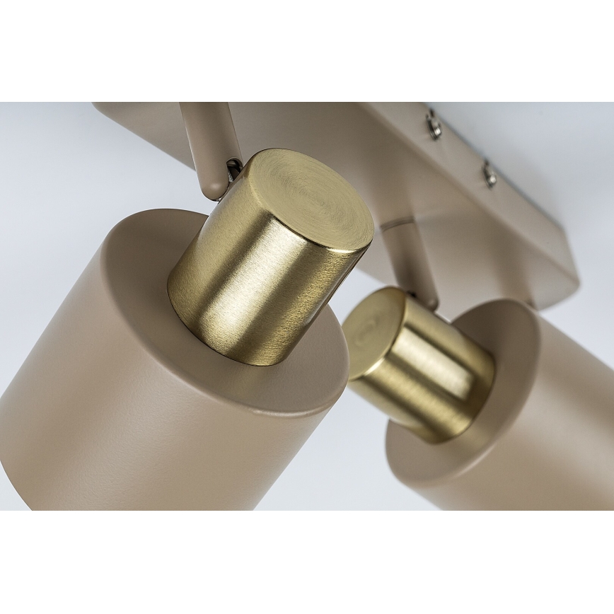 Rabalux - Candeeiro de tecto com 3 focos 3xE14/10W/230V bege