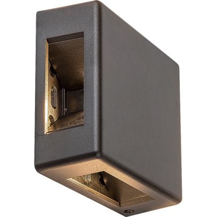 Rabalux - Iluminação de parede exterior LED LED/6W/230V IP54 preta