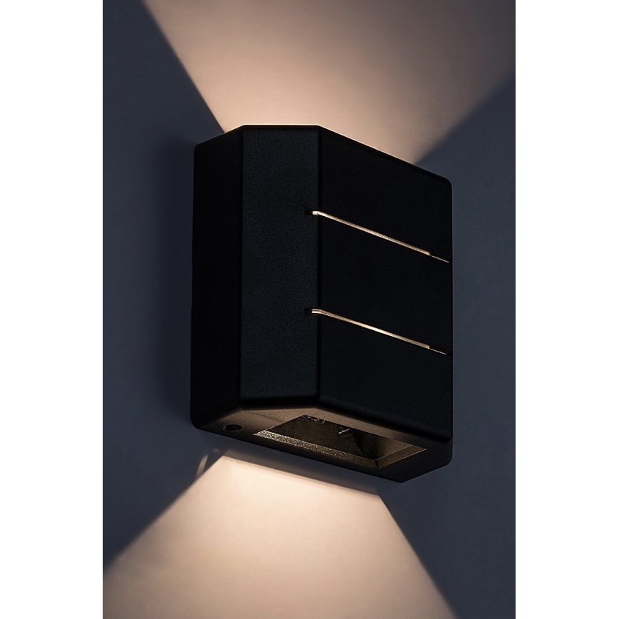 Rabalux - Iluminação de parede exterior LED LED/6W/230V IP54 preta