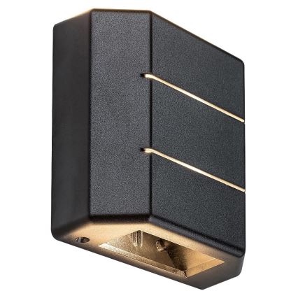 Rabalux - Iluminação de parede exterior LED LED/6W/230V IP54 preta