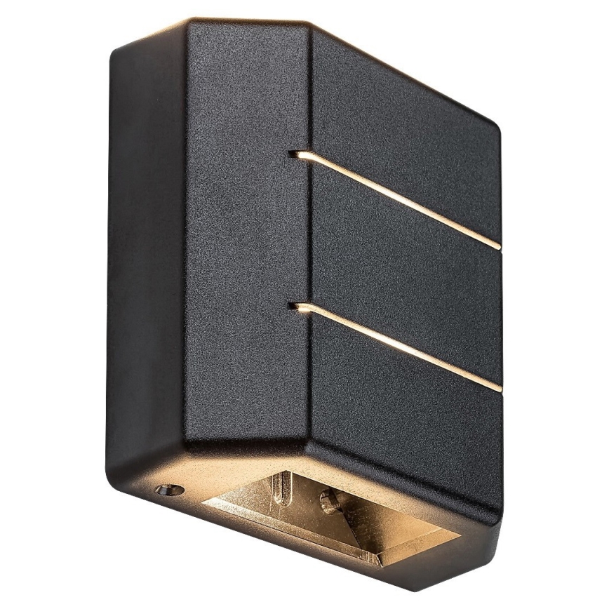 Rabalux - Iluminação de parede exterior LED LED/6W/230V IP54 preta