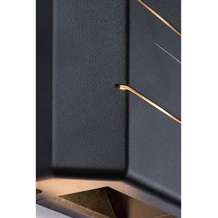 Rabalux - Iluminação de parede exterior LED LED/6W/230V IP54 preta