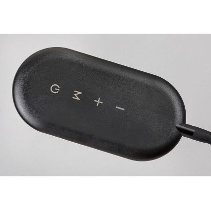 Rabalux - Lâmpada de pé LED tátil dimmerizável LED/10W/230V 3000-6000K preta