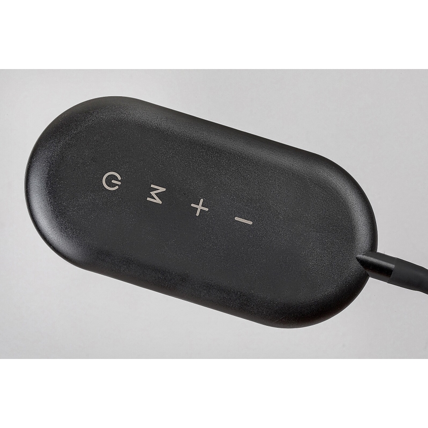 Rabalux - Lâmpada de pé LED tátil dimmerizável LED/10W/230V 3000-6000K preta