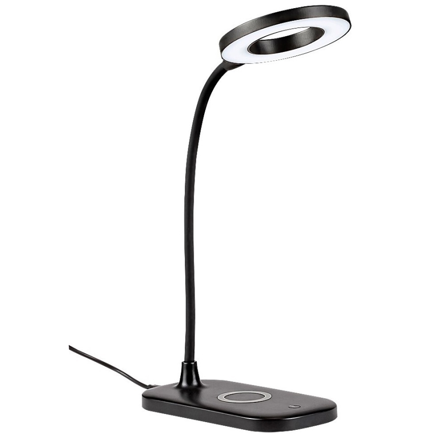 Rabalux - Lâmpada de mesa tátil LED regulável com carregamento sem fio LED/5W/5V 2700-6000K preta