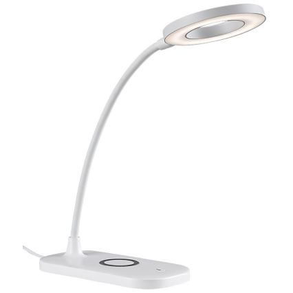 Rabalux - Lâmpada de mesa LED tátil dimmerizável com carregamento sem fio LED/5W/5V 2700-6000K branca