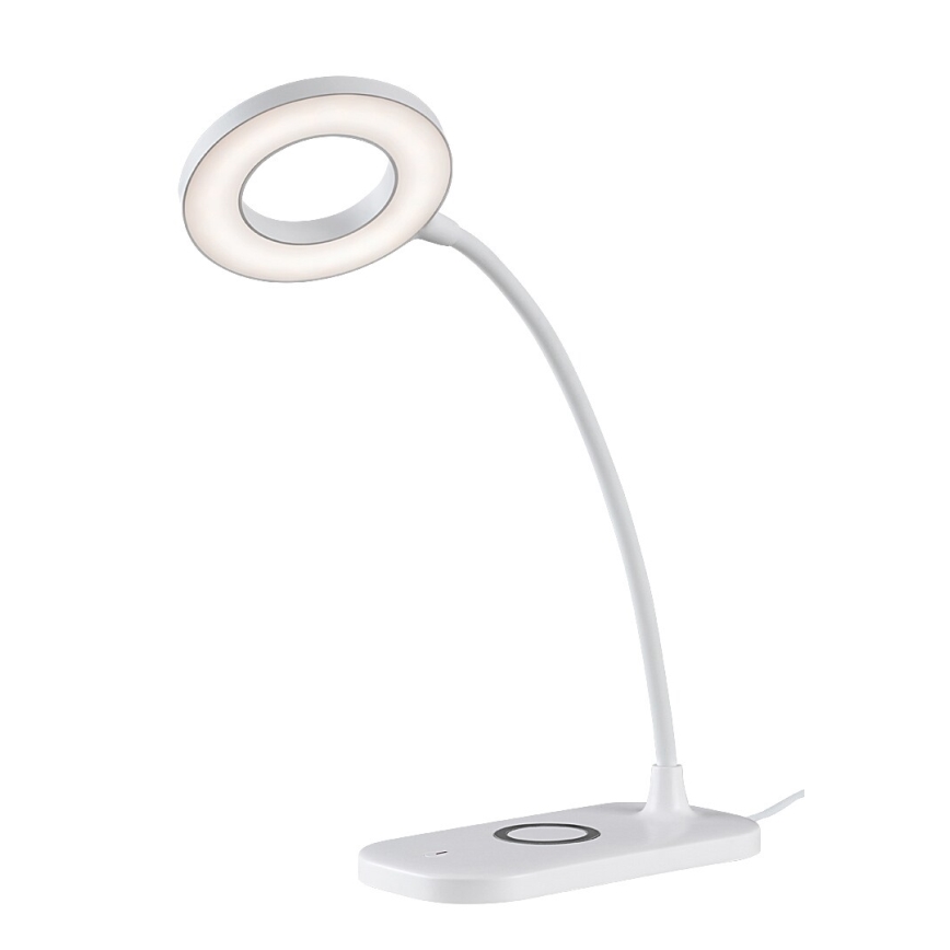 Rabalux - Lâmpada de mesa LED tátil dimmerizável com carregamento sem fio LED/5W/5V 2700-6000K branca