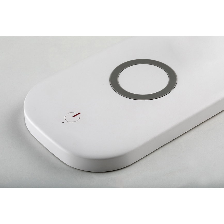 Rabalux - Lâmpada de mesa LED tátil dimmerizável com carregamento sem fio LED/5W/5V 2700-6000K branca