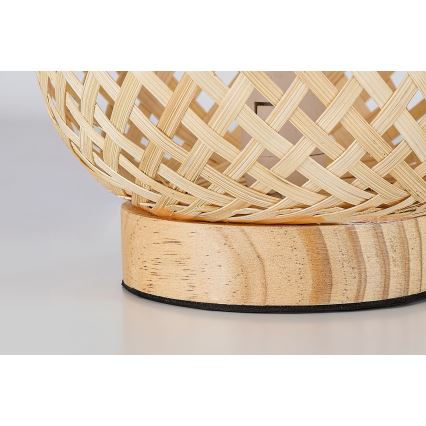 Rabalux - Lâmpada de mesa 1xE14/25W/230V rattan