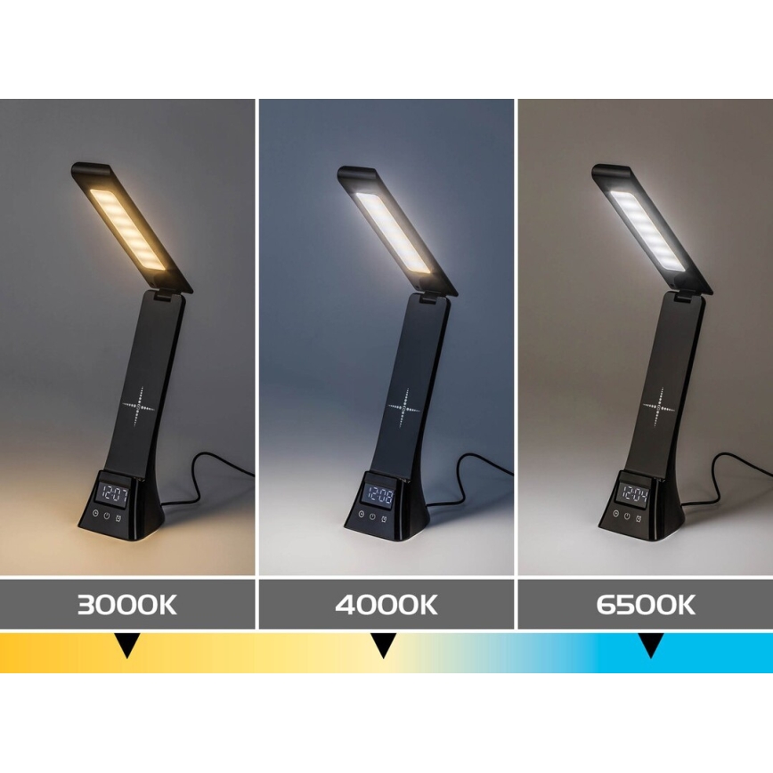 Rabalux - Candeeiro de mesa LED regulável com controlo tátil LED/6W/5V 3000/4000/6500K