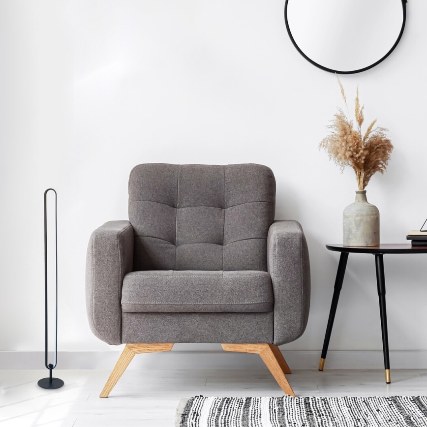 Rabalux - Candeeiro de chão LED RGB com regulação LED/19W/230V + controlo remoto