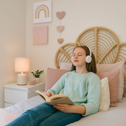 Rabalux - Candeeiro de mesa 1xE14/40W/230V rosa