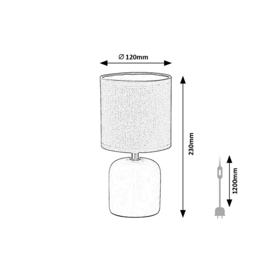 Rabalux - Candeeiro de mesa 1xE14/40W/230V rosa
