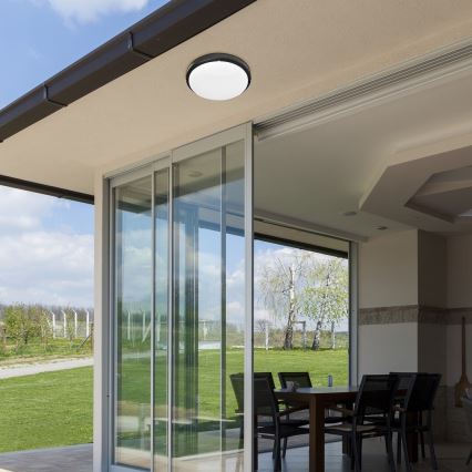 Rabalux - Luminária de teto LED para exterior LED/15W/230V IP54 preta