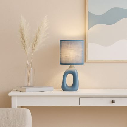 Rabalux - Candeeiro de mesa 1xE14/40W/230V azul