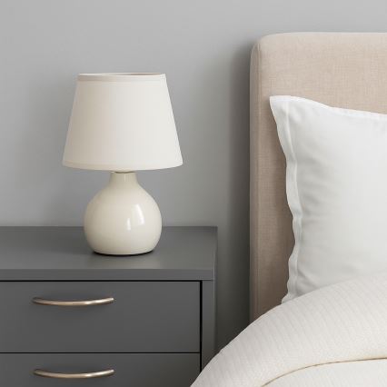 Rabalux - Candeeiro de mesa 1xE14/40W/230V bege