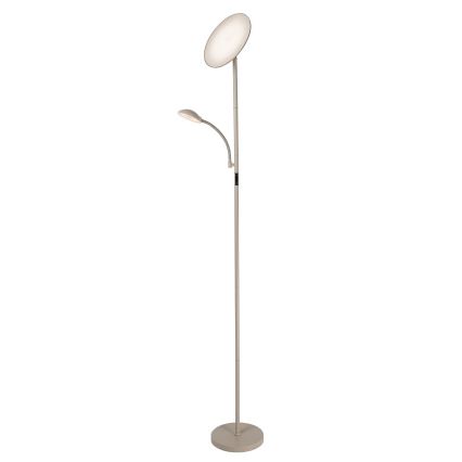 Rabalux - Candeeiro de pé dimerizável LED/23W/230V 3000/4200/6500 bege