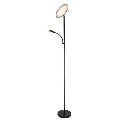 Rabalux - Candeeiro de pé LED regulável LED/23W/230V 3000/4200/6500 preto