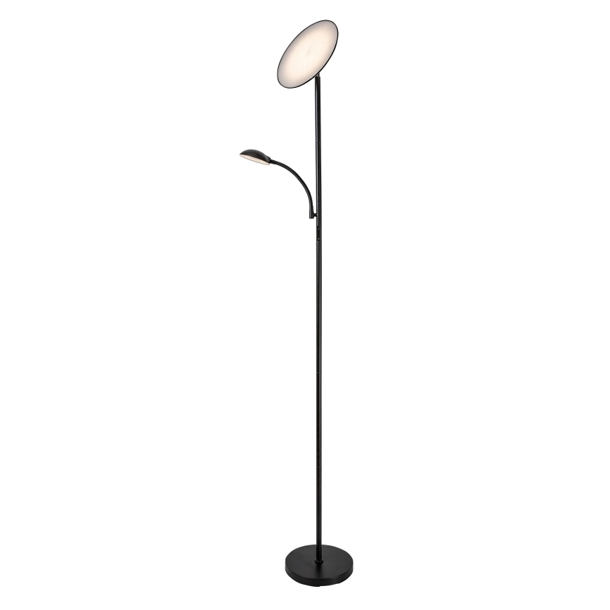 Rabalux - Candeeiro de pé LED regulável LED/23W/230V 3000/4200/6500 preto