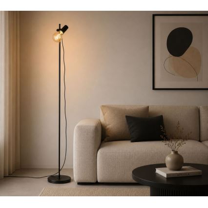 Rabalux - Candeeiro de pé 1xE27/60W/230V preto