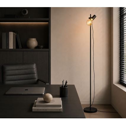 Rabalux - Candeeiro de pé 1xE27/60W/230V preto