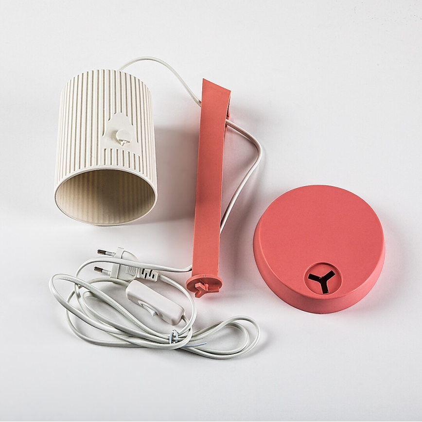 Rabalux - Candeeiro de mesa 1xE14/11W/230V cor-de-rosa