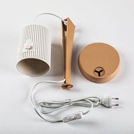 Rabalux - Candeeiro de mesa 1xE14/11W/230V bege
