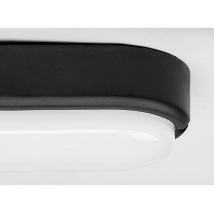Rabalux - Luminária de teto LED para exterior LED/15W/230V IP54 preta