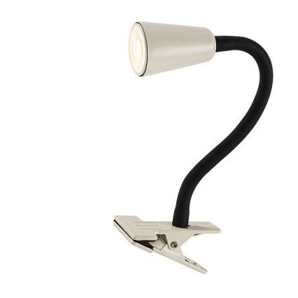 Rabalux - Candeeiro de mesa com grampo 1xGU10/7W/230V creme