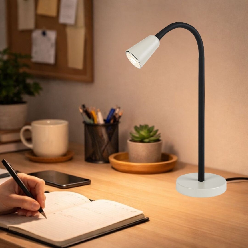Rabalux - Candeeiro de mesa 1xGU10/7W/230V cor creme