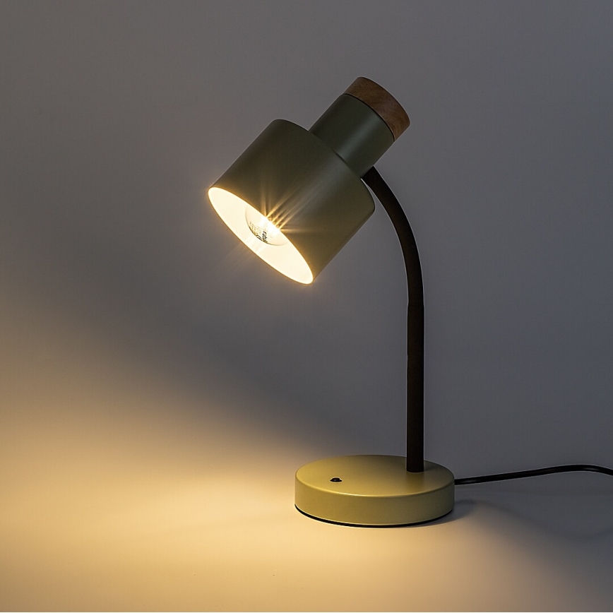 Rabalux - Candeeiro de mesa 1xE27/20W/230V caqui
