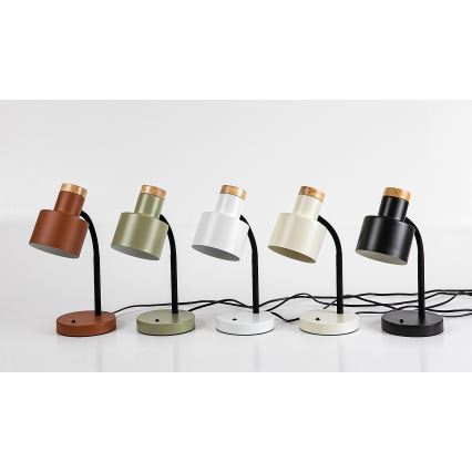 Rabalux - Candeeiro de mesa 1xE27/20W/230V caqui