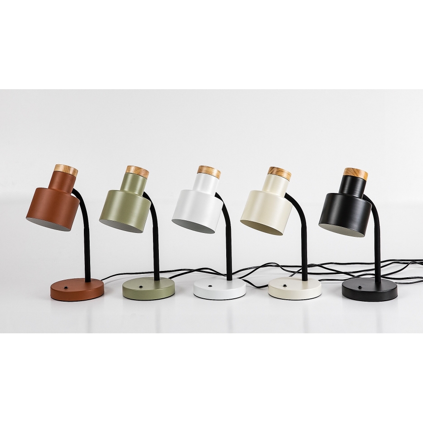 Rabalux - Candeeiro de mesa 1xE27/20W/230V caqui