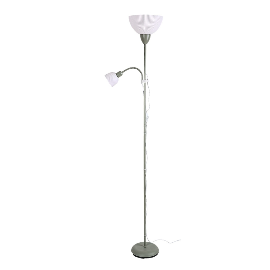 Rabalux - Candeeiro de pé 1xE27/60W/230V + 1xE14/25W verde