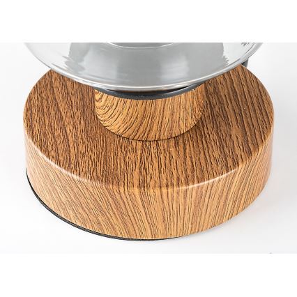 Rabalux - Lâmpada de mesa 1xE27/25W/230V carvalho