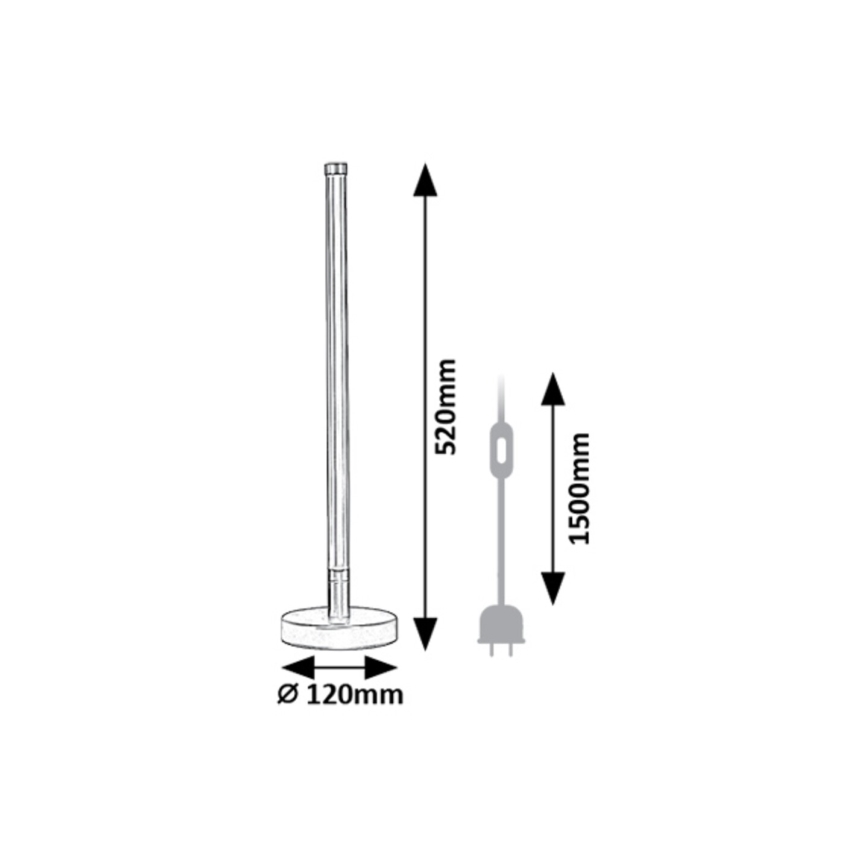 Rabalux - Candeeiro de mesa LED LED/8W/230V 3000K