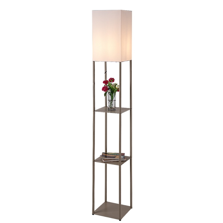 Rabalux - Candeeiro de pé com prateleiras 1xE27/40W/230V bege